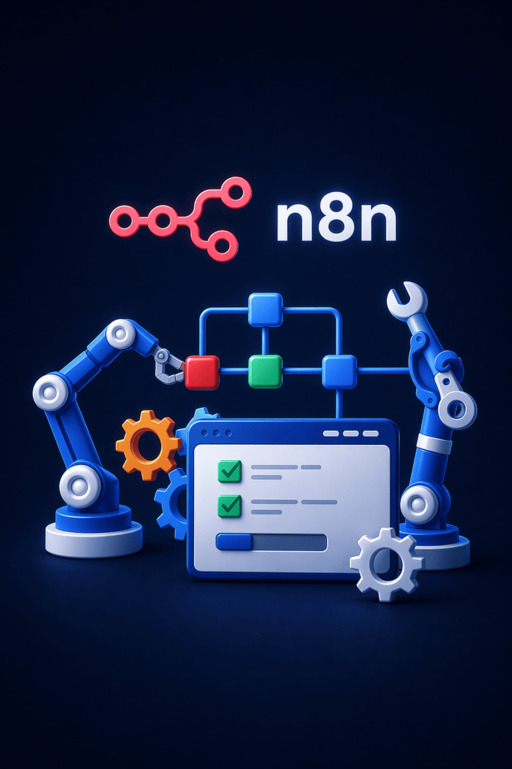 Interface abstrata representando automação e agentes de inteligência artificial